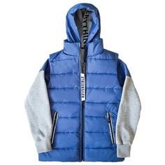 Куртка Orby 100161 размер 146, темно синий/серый меланж