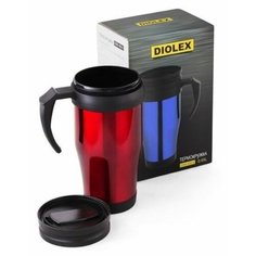 Термокружка Diolex DXM-450-2 (0,45 л) красный