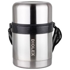 Термос для еды Diolex DXF-1000-1 (1л) серебристый