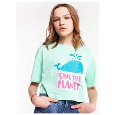 Футболка Orby размер 170, неон мятный