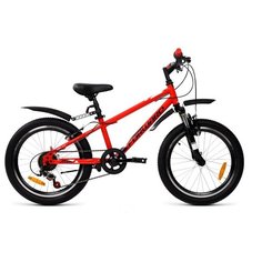 Подростковый горный (MTB) велосипед FORWARD Unit 20 2.0 (2020) красный 10.5" (требует финальной сборки)