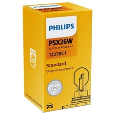 Лампа автомобильная галогенная Philips Standard 12278C1 PSX26W 12V 26W 1 шт.