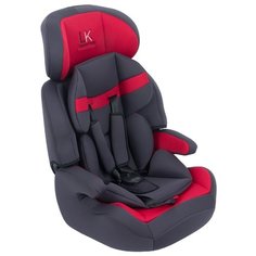 Автокресло группа 1/2/3 (9-36 кг) Lider Kids City Travel, красный/серый