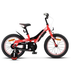 Детский велосипед STELS Pilot 180 16 V010 (2020) красный 8.5" (требует финальной сборки)