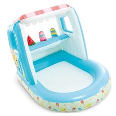 Игровой центр Intex Ice Cream Stand Playhouse (48672) голубой/белый/красный