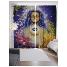 Портьеры JoyArty Мать природа на ленте 265 см (p-12879)