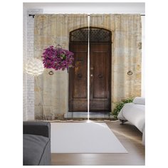 Портьеры JoyArty Приветливый вход на ленте 265 см (p-14587)