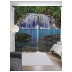 Портьеры JoyArty Водопадный купол на ленте 265 см (p-14568)