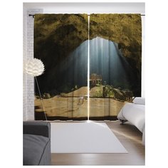 Портьеры JoyArty Тайное сокровище на ленте 265 см (p-14736)