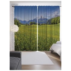 Портьеры JoyArty Свежий воздух на ленте 265 см (p-13672)