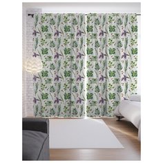 Портьеры JoyArty Пряные травы на ленте 265 см (p-128626V2)