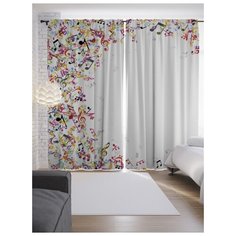 Портьеры JoyArty Музыкальное наполнение на ленте 265 см (p-12696)