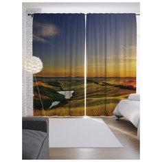 Портьеры JoyArty Долина желаний на ленте 265 см (p-14595)