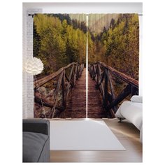 Портьеры JoyArty Мост предков на ленте 265 см (p-12136)