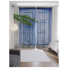 Портьеры JoyArty Устаревшая дверь на ленте 265 см (p-14194)