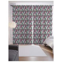 Портьеры JoyArty Кактусы в цвету на ленте 265 см (p-128632)
