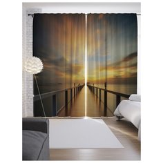 Портьеры JoyArty Бесконечный мост на ленте 265 см (p-13844)