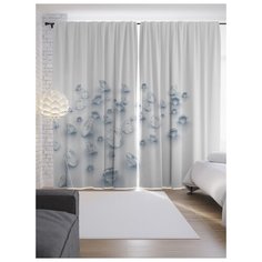 Портьеры JoyArty Россыпь бриллиантов на ленте 265 см (p-13316)