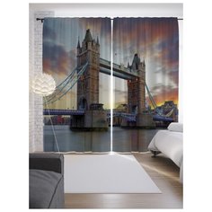 Портьеры JoyArty Британский мост на ленте 265 см (p-14653)