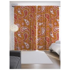 Портьеры JoyArty Лепесточные отростки на ленте 265 см (p-13479)