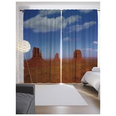 Портьеры JoyArty Штат Юта Долина Монументов на ленте 265 см (p-13998)