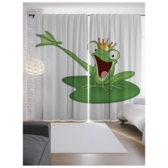 Портьеры JoyArty Царевна лягушка на ленте 265 см (p-15245)