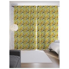 Портьеры JoyArty Праздничный ужин на ленте 265 см (p-1523)