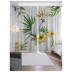 Портьеры JoyArty Веселый попугай на ленте 265 см (p-14974)