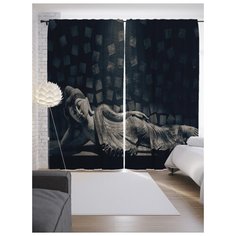 Портьеры JoyArty Завтра новый день на ленте 265 см (p-14109)