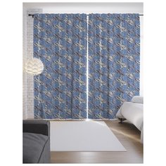 Портьеры JoyArty Исключительный букет на ленте 265 см (p-14062)