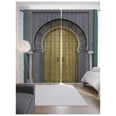 Портьеры JoyArty Вход во дворец на ленте 265 см (p-12314)