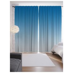 Портьеры JoyArty Небесное переливание на ленте 265 см (p-23575)
