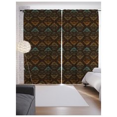 Портьеры JoyArty Фигурная сортировка на ленте 265 см (p-28035)