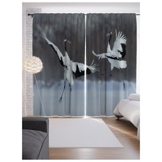 Портьеры JoyArty Танец птиц на ленте 265 см (p-21753)