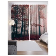 Портьеры JoyArty Загадка леса на ленте 265 см (p-7206)
