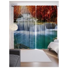 Портьеры JoyArty Райское место на ленте 265 см (p-21803)