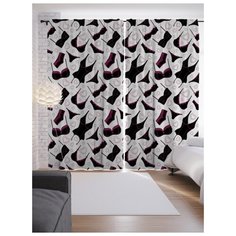 Портьеры JoyArty Женский каприз на ленте 265 см (p-56821)