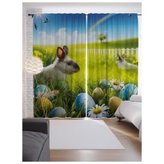 Портьеры JoyArty Пасхальная радость на ленте 265 см (p-25665)