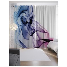 Портьеры JoyArty Водянистые формы на ленте 265 см (p-16361)