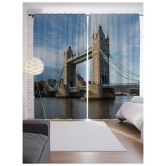 Портьеры JoyArty Известный лондонский мост на ленте 265 см (p-6564)