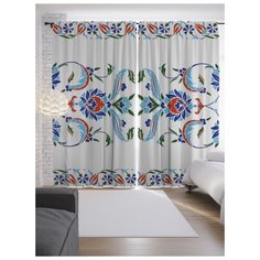 Портьеры JoyArty Культура народа на ленте 265 см (p-19971)