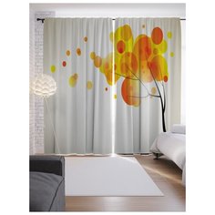 Портьеры JoyArty Дерево разлетается на ленте 265 см (p-22230)