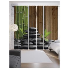 Портьеры JoyArty Каменное удовольствие на ленте 265 см (p-8320)