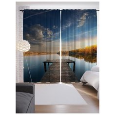 Портьеры JoyArty Место умиротворения на ленте 265 см (p-6513)