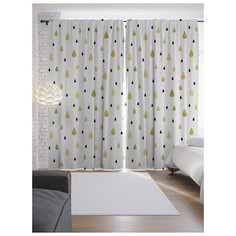 Портьеры JoyArty Классика дождя на ленте 265 см (p-19786)