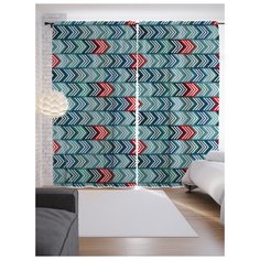 Портьеры JoyArty Переливное указание на ленте 265 см (p-29674)