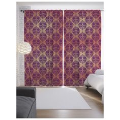 Портьеры JoyArty Классический узор на ленте 265 см (p-17384)
