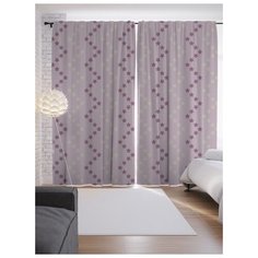 Портьеры JoyArty Космические зигзаги на ленте 265 см (p-23327)