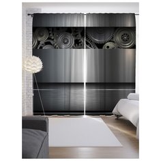 Портьеры JoyArty Механизм с шестеренками на ленте 265 см (p-15799)