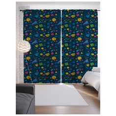 Портьеры JoyArty Космическая история на ленте 265 см (p-28029)